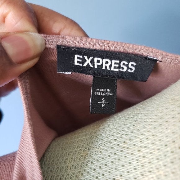 Dusty Pink Bodysuit by Express/Size Small - Picture 7 of 8